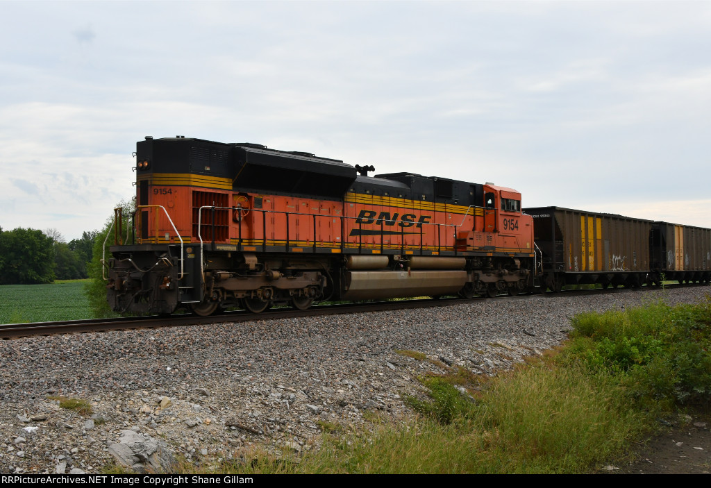 BNSF 9154 Roster shot